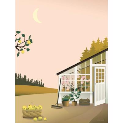 Vissevasse Garden Life Plakat 30 x 40 cm